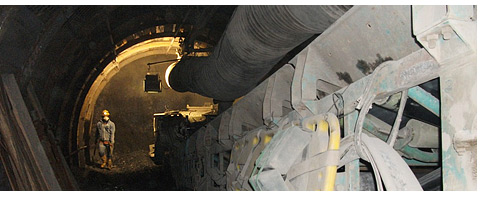 Servicios de minería / Excavación de los túneles